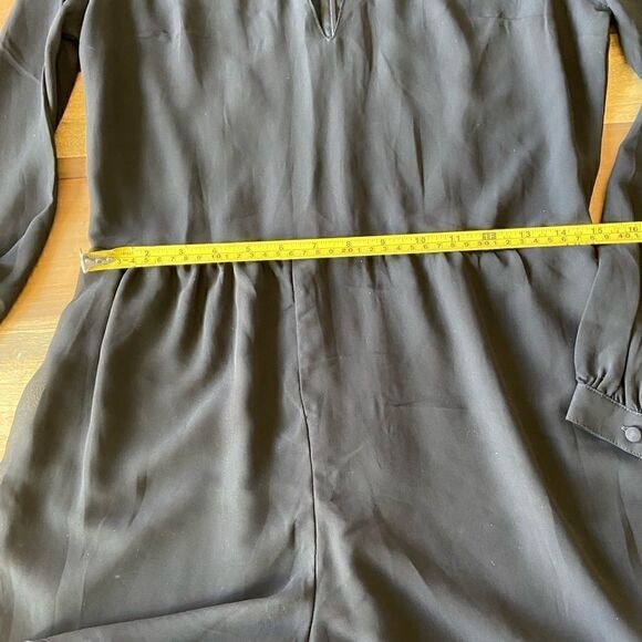 NWT Abercrombie & Fitch Black Long Sleeve Romper - size 2 - Picture 8 of 10